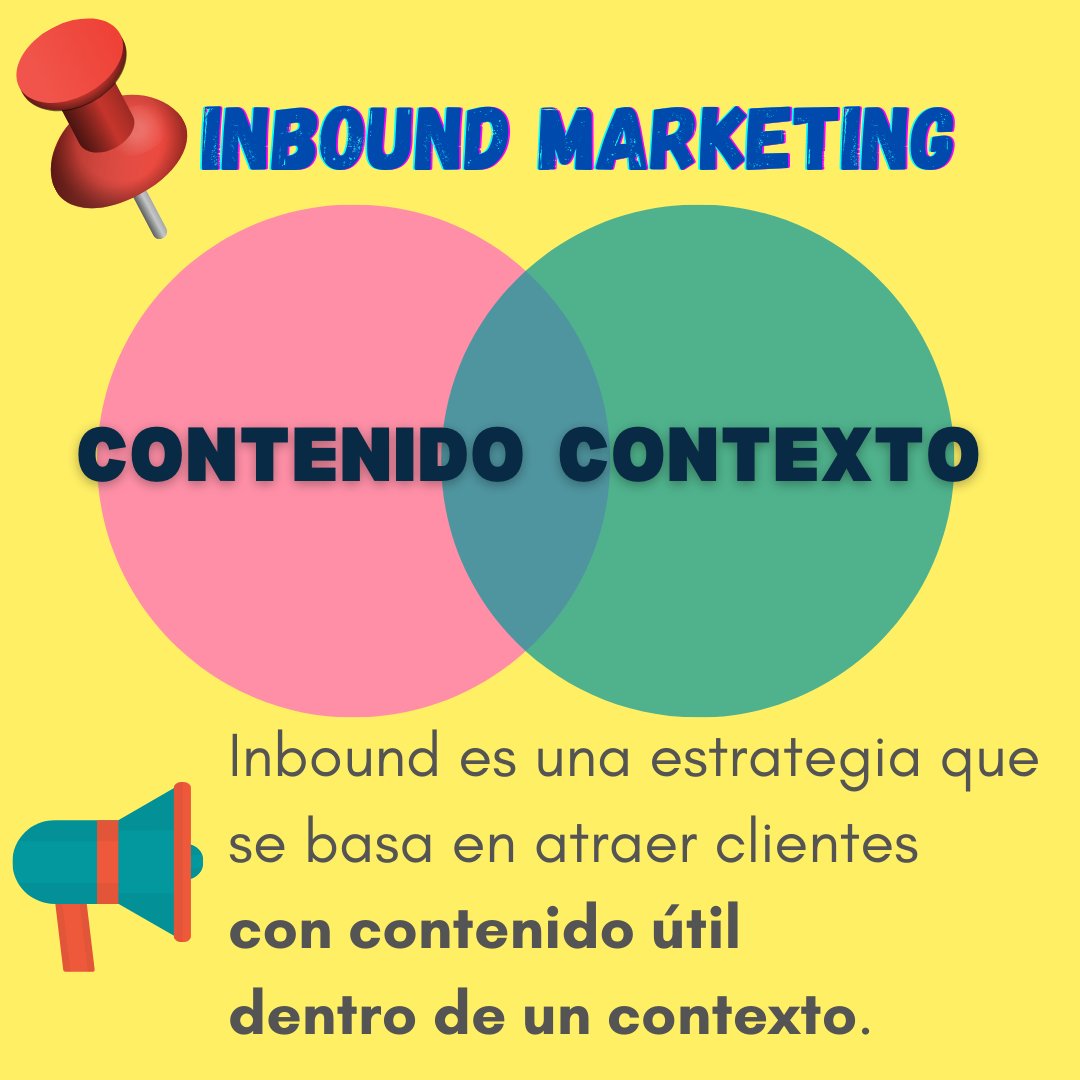 ClariceHep's tweet photo. En otras palabras, Inbound Marketing es crear contenido de valor dentro de un contexto centrado en el cliente.

#inbound #inboundmarketing
#MarketingDigital #CustomerCentric https://t.co/8IGUfKFUE2