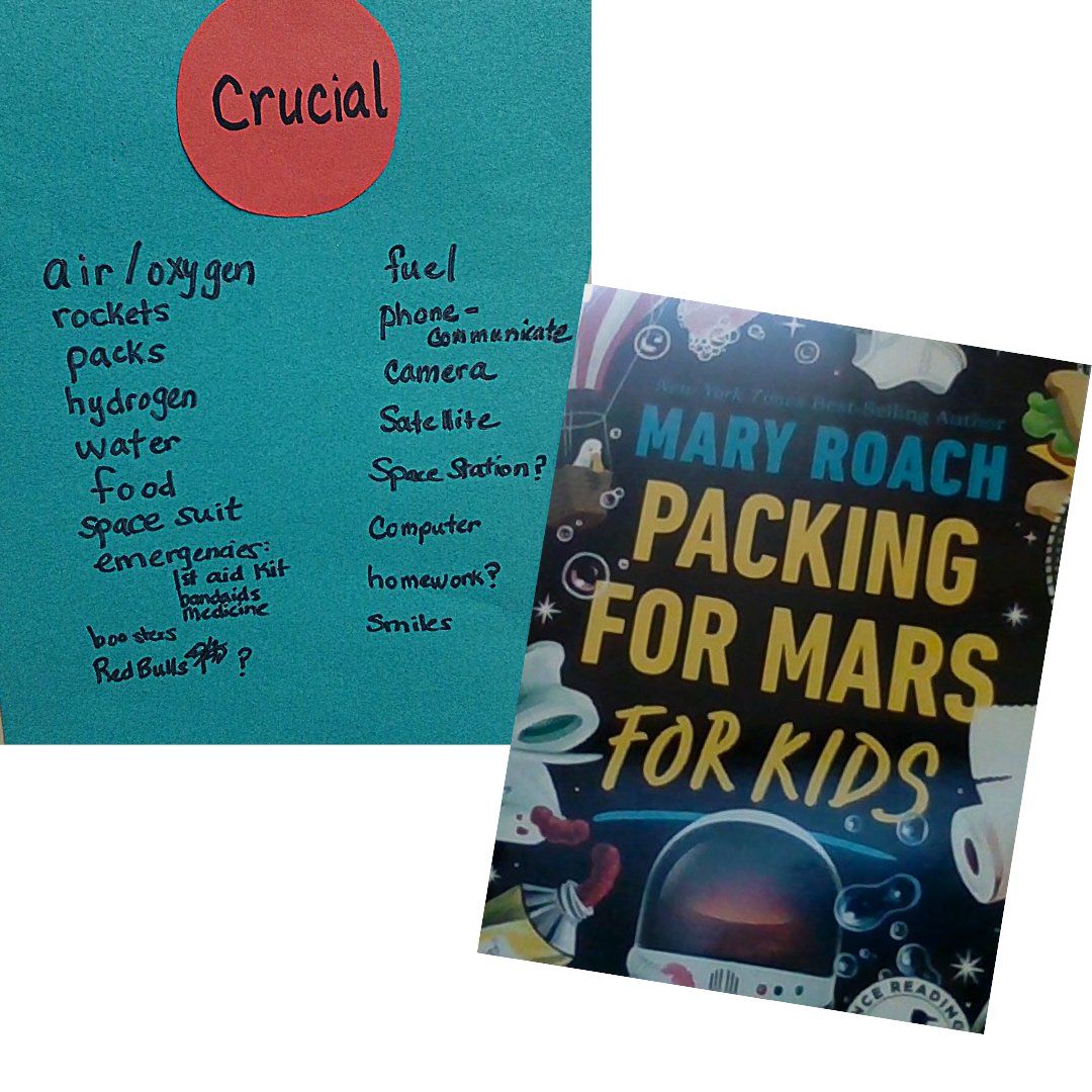 jnj2day's tweet photo. Using @mary_roach 's excellent #PackingforMars for Kids to teach Tier II vocabulary. Apparently, smiles are CRUCIAL. https://t.co/F7aUYU1Ui8
