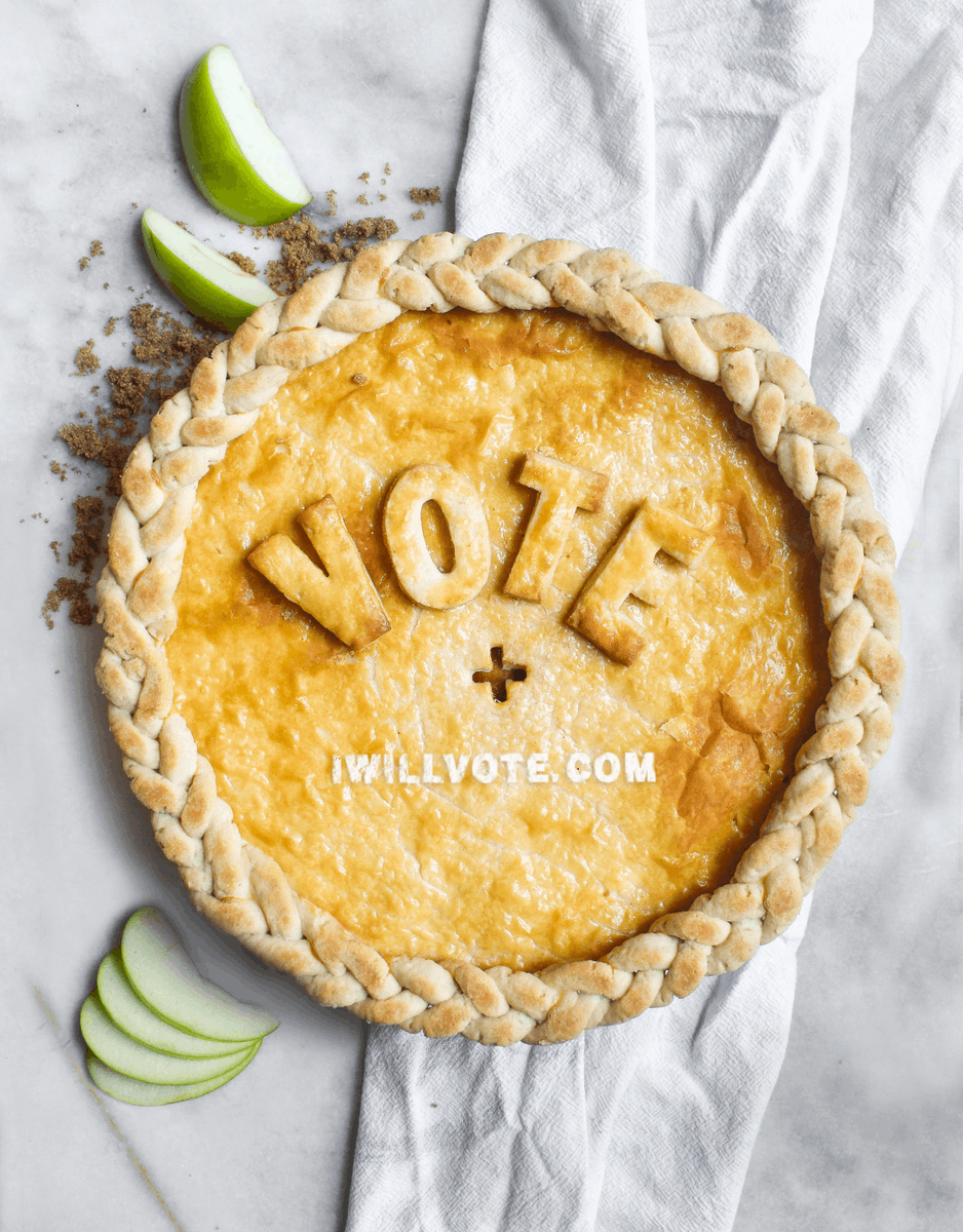 Registering to vote through IWillVote.com is easy as pie. #PiDay