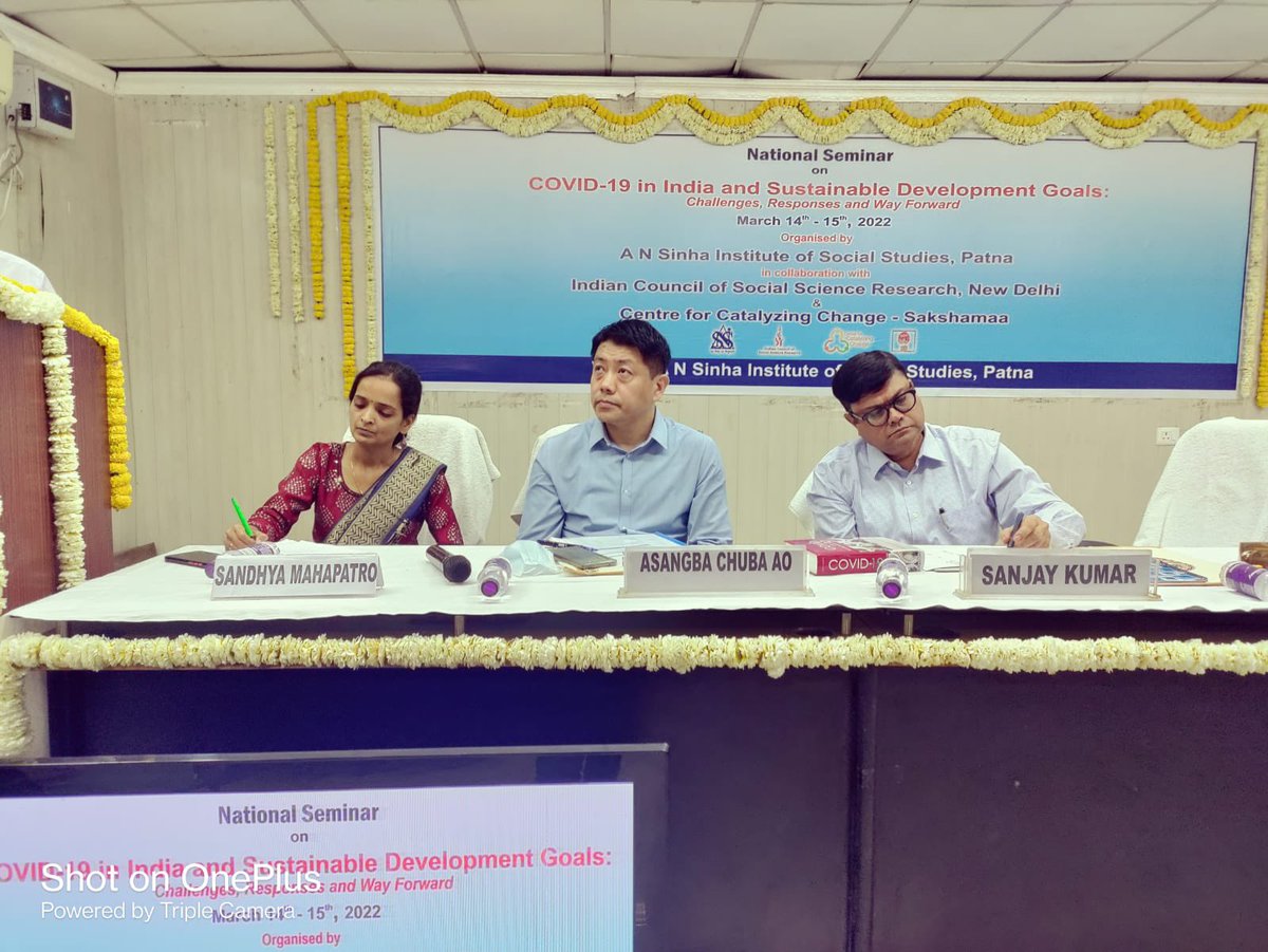 sanjayjavin's tweet photo. spoke at the inaugural function  of 2 days national seminar on,“covid-19 in india &amp; sustainable development goals”, at an sinha institute of social studies,patna.@icssr @BiharEducation_ https://t.co/ZpKLA9NzCT