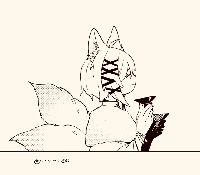 ちょっと休憩…🦊 