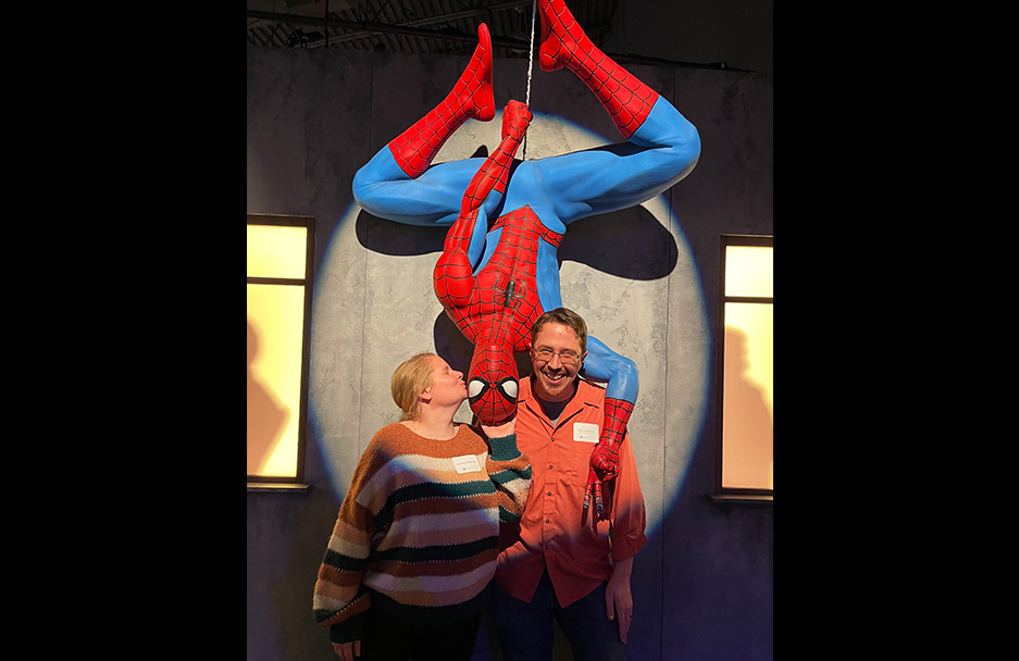 ComResource_Inc's tweet photo. "ComResource, assemble". What a great company party! We got our 'Marvel' on this weekend at COSI. Lots of IT superheroes mingling with some comic book ones.  #comresource #cosi #marvel #weareironman https://t.co/DfQUVlsXBU