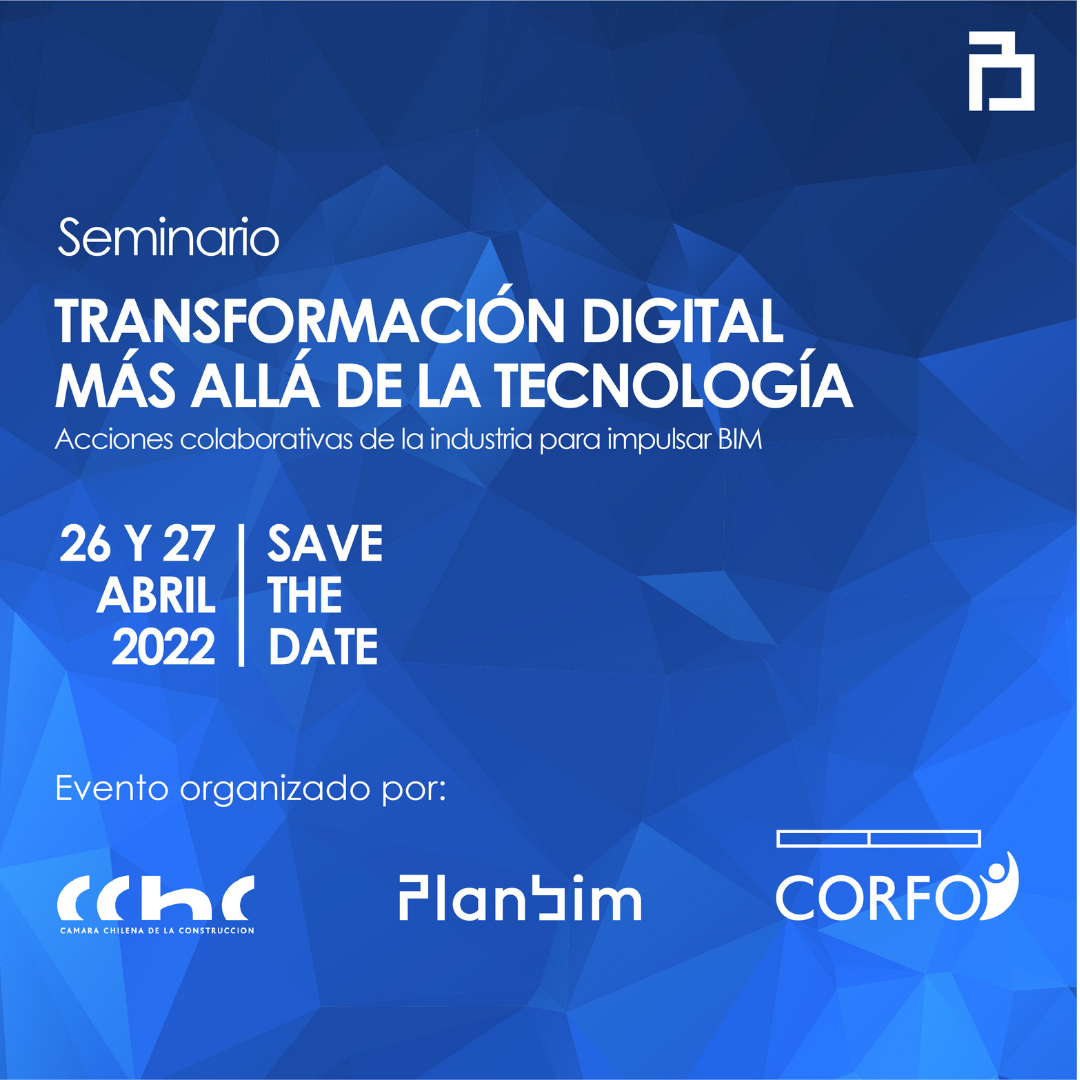 Plan_BIM's tweet photo. 26 y 27 de abril!
Seminario: Transformación digital más allá de la tecnología: Acciones colaborativas de la industria para impulsar #BIM, junto con @CamaraCChC  

Pronto inscripciones y + detalles!

@Corfo  
 @Construye2025  
#transformacióndigital #openBIM #chile #planbim #CChC https://t.co/OUEbdMdur3