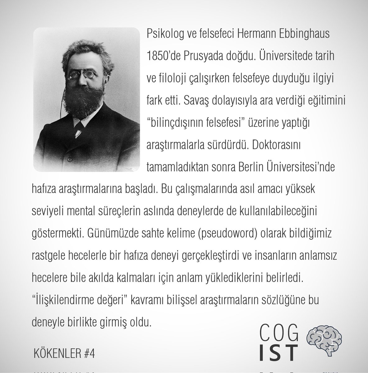 cog_ist's tweet image. "Bu çalışmalarda asıl amacı yüksek-seviyeli mental süreçlerin aslında deneylerde de kullanılabileceğini göstermekti."

Tamamı 👇

#cogist #cogistkökenler #Ebbinghaus