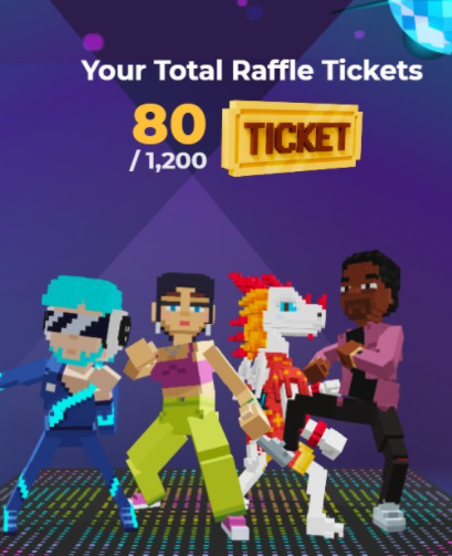 RobertsHCote1's tweet photo. @TheSandboxGame I just participated in the daily #SandboxAlphaS2Contest for a chance to earn up to 1,000 $SAND! Starting March 14 -  Show your Raffle Tickets. Check out my screenshot below! 👇 #SandboxAlphaS2 https://t.co/VsT9yq2MCY