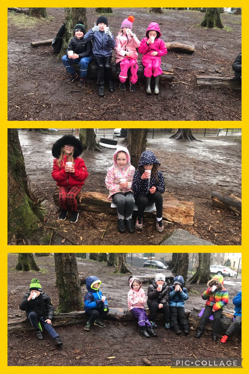LanarkPrimary's tweet photo. Week 2 of 🔥Fire Club. The rain didn’t stop us from building fires and making soup outdoors! 👏#SpringBackIntoClubs https://t.co/40HDh2VPCR