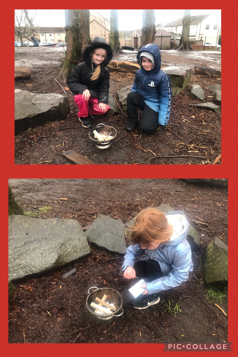 LanarkPrimary's tweet photo. Week 2 of 🔥Fire Club. The rain didn’t stop us from building fires and making soup outdoors! 👏#SpringBackIntoClubs https://t.co/40HDh2VPCR