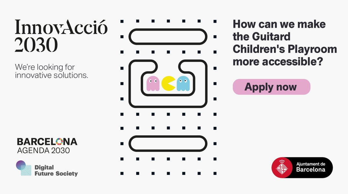 🔎 <a href="/BCN_LesCorts/">Les Corts</a> is working to guarantee universal access in all areas. 

#InnovAcció2030 is looking for technological solutions to enable young people with disabilities to interact with Guitard Children's Playroom 📲 mwcb.in/3uxd6ea