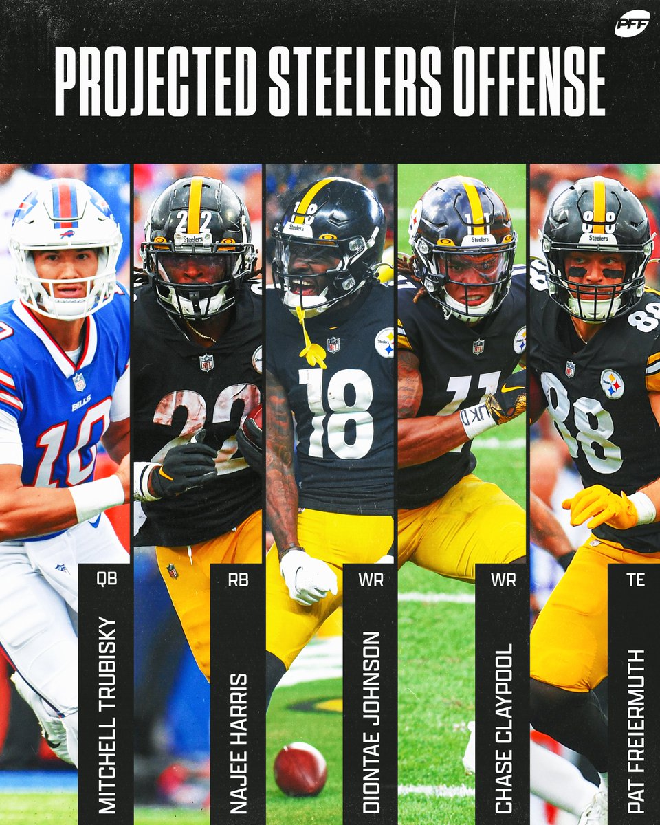 PFF_Fantasy's tweet image. That new Steelers offense 🔥