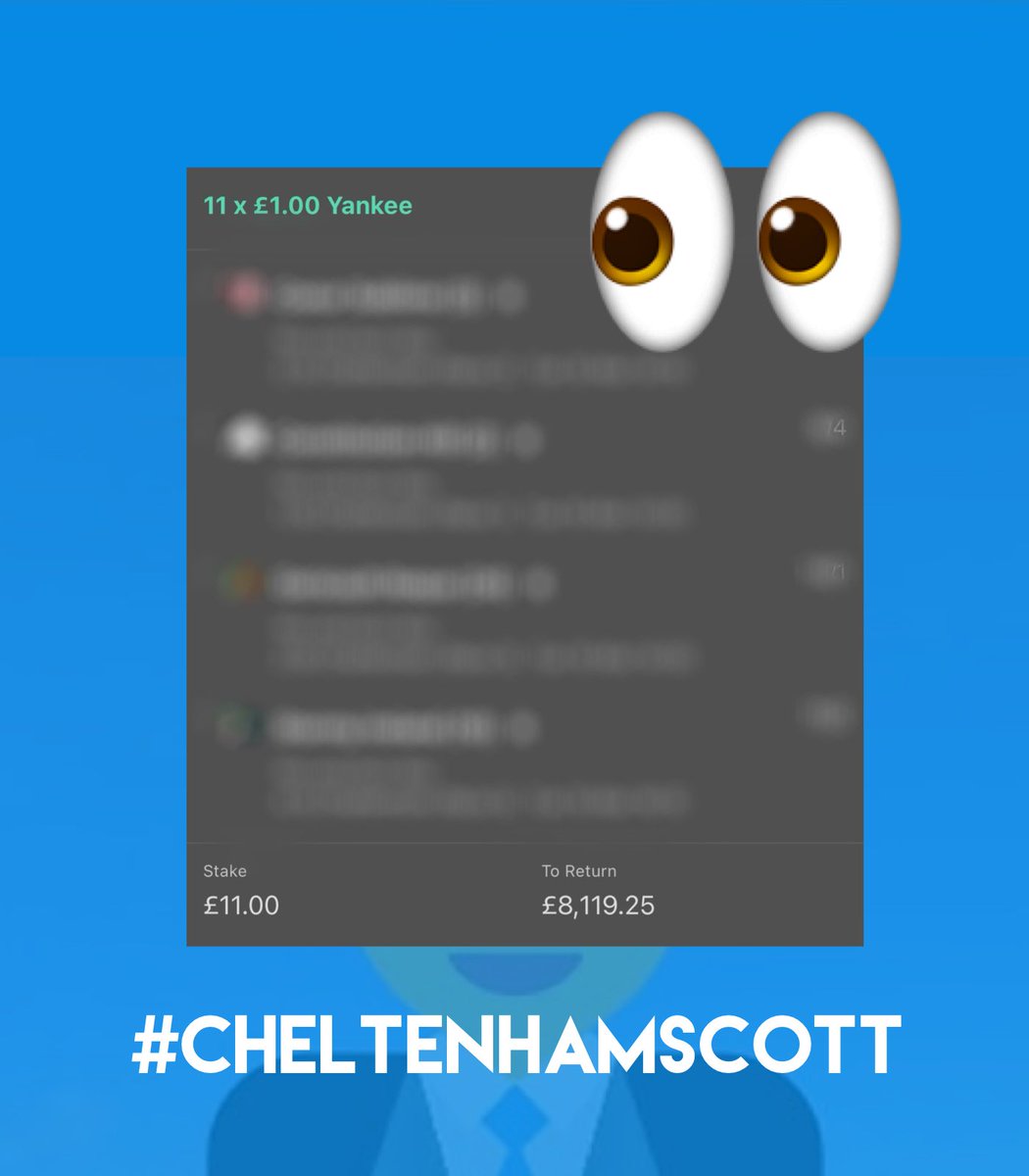 TRacingTipster's tweet photo. 300 RETWEETS BY 7PM AND TOMORROWS CHELTENHAM YANKEE IS RELEASED!! MAKE IT HAPPEN!!! https://t.co/VhqM6ZjDMC