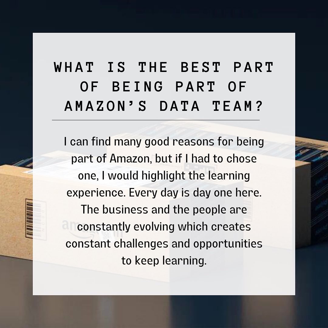 NewsetDatathon's tweet photo. This week, we would like to feature Pol Gasca Pla and Carlos Espejo Peña; speakers at our Discovering AMZL: Get to know the data event. They have been working at Amazon for 2-4 years, they are hardworking and talented engineers. We invite you to read a bit about our interview! https://t.co/jrqoQ9sGR3