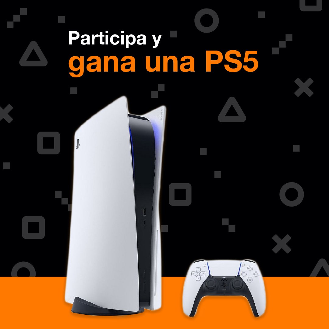 orangeseguros's tweet photo. ⭐ CONCURSAZO ⭐ ¿Quieres ganar una PS5? 
Tan fácil como:
1. Sigue a @orangeseguros
2. Haz RT a este tweet.
3. Contesta este cuestionario: https://t.co/5SQMphX8Ya
¡Mucha suerte a todos! https://t.co/DmjmHslam2