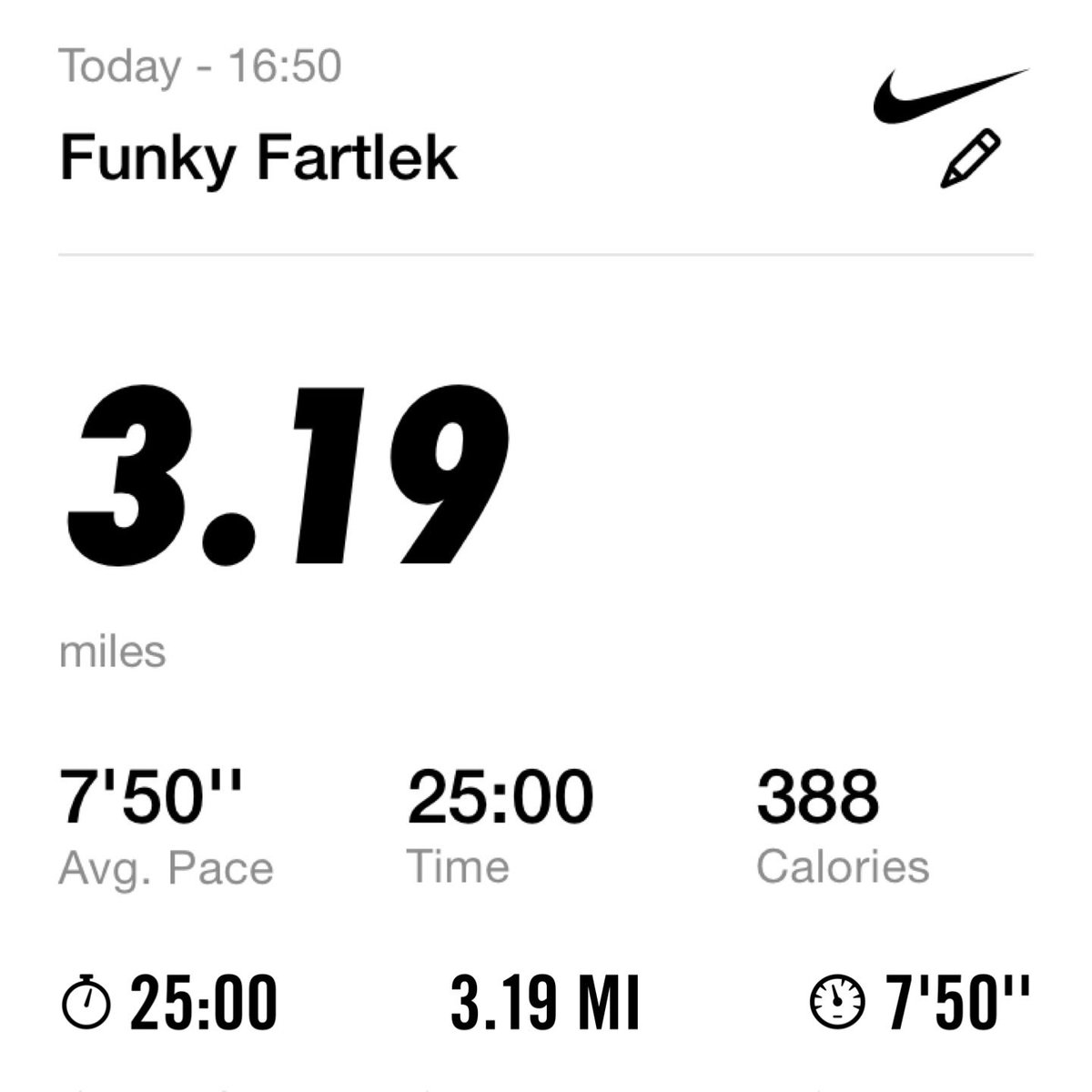 superjd76's tweet photo. Funky Fartlek @bennettrun it was a good and funky one…. https://t.co/BXFEyLSuuC
