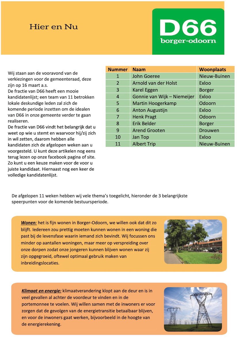 D66BO's tweet photo. #teamd66 in @gemeenteBO https://t.co/oc7OwQBVnm