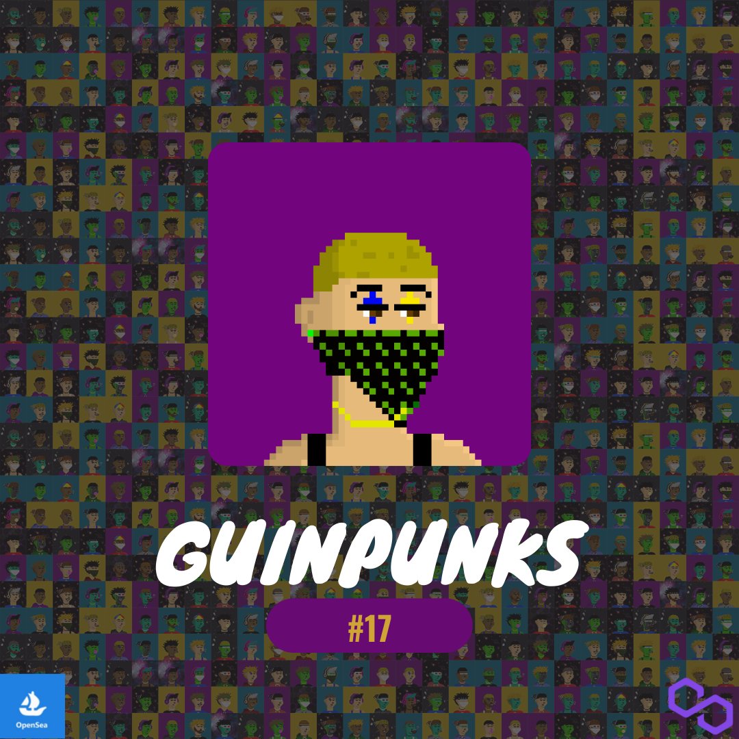 GuinPunks's tweet image. GuinPunks 🚀!
.
🔘 1/1
🔘 No Gas Fee
🔘 Polygon Blockchain
.
Please check for more NFT!
opensea.io/collection/gui…
.
Know More About Us!
linktr.ee/GuinPunks
.
.
#NFT #NFTs #NFTCommmunity #NFTartists #pentasio