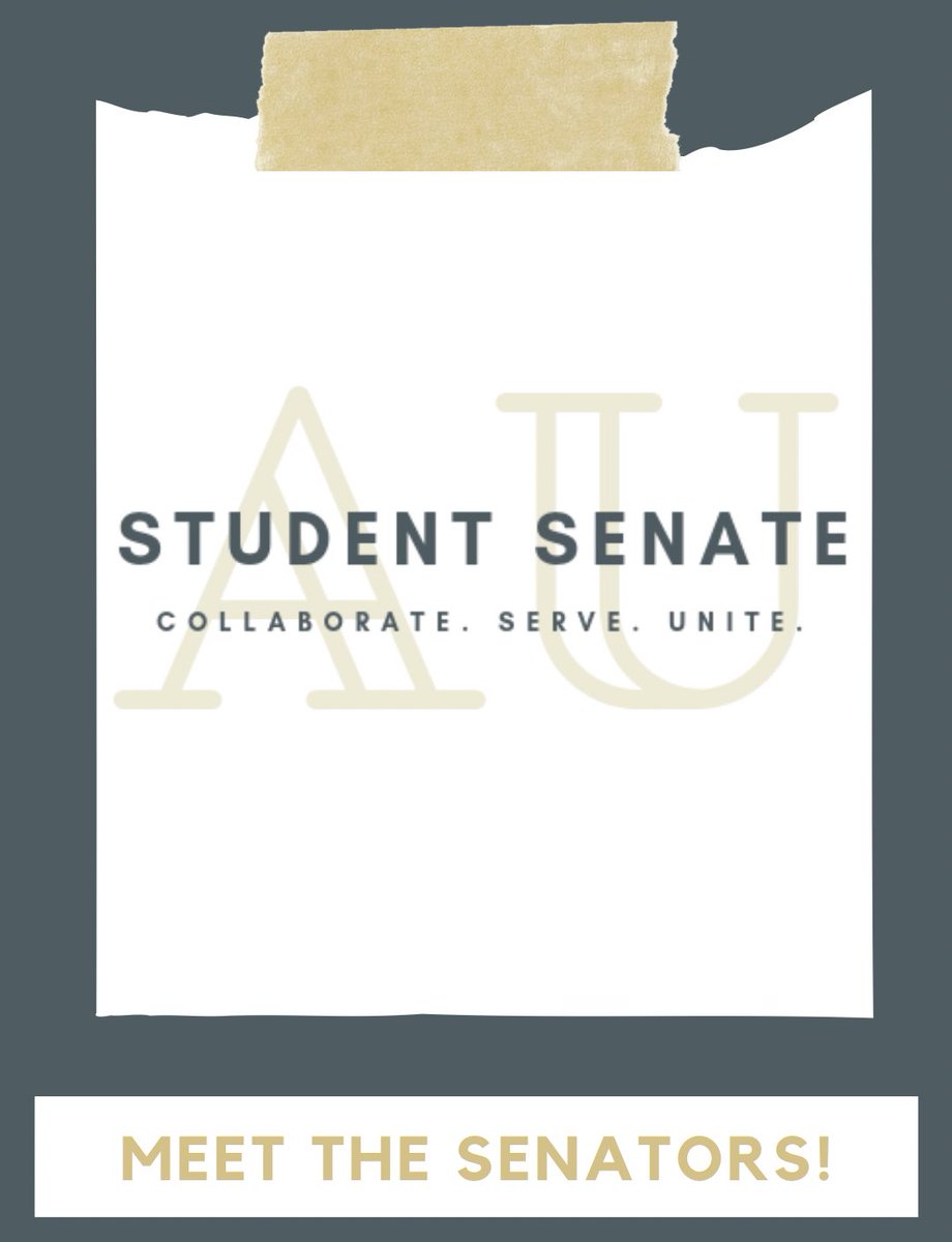 AUStudentSenate's tweet photo. #ICYMI: Last month we introduced all our 2021-2022 Senators! 🦅 👩🏻‍⚖️🧑🏼‍⚖️👨🏽‍⚖️👩🏾‍⚖️🧑🏿‍⚖️ #studentsenate #election #sga #ashlanduniversity #eagles https://t.co/iyS5G7k53R