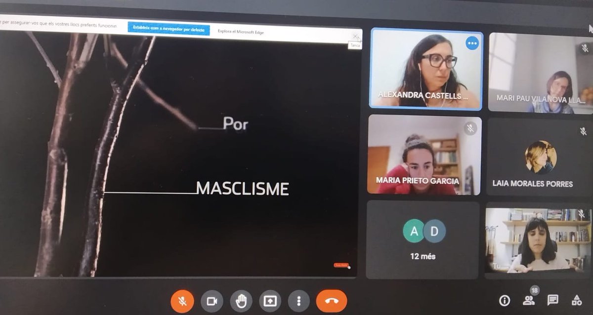 ZERMestral's tweet photo. 👉Iniciem formació docent del programa de prevenció i intervenció davant la violència masclista entre l'alumnat d'@educaciocat , 💡DEFINIM i reflexionem al voltant del concepte COEDUCACIÓ #acollimCoeducació https://t.co/ldSpurdjp5