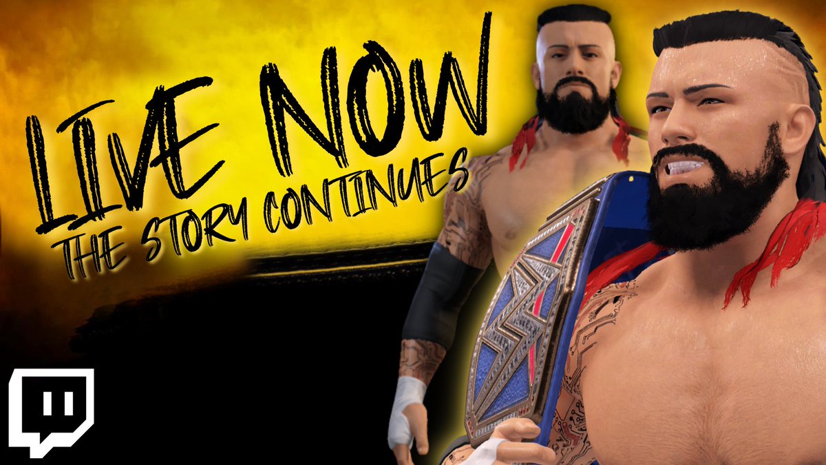 ChrisEdz23's tweet photo. LIVE once again on #Twitch! Come witness the next chapter of Ace Andrews' story! 

https://t.co/CH69i675I3

#WWE2K22 #MyRise #SupportSmallStreamers https://t.co/KpbeFmtauz
