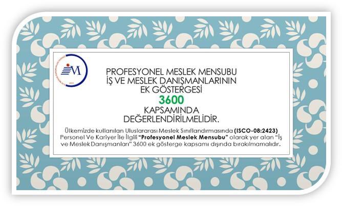 CelalAKCAN2's tweet photo. Uluslararası Meslek Sınıflandırmasında (ISCO-08:2423) Personel Ve Kariyer İle İlgili “Profesyonel Meslek Mensubu” olarak yer alan “İş ve Meslek Danışmanları” 3600 ek gösterge kapsamı dışında bırakılmamalıdır. 
@vedatbilgn @AtaySalim @drsoysal @OguzKGuldogan @ykyasim https://t.co/z6TSfXcjM9