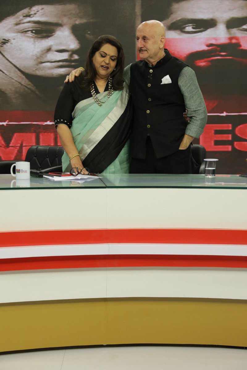 navikakumar's tweet photo. The emotions were overflowing &amp; the raw wounds were exposed. Moving moments with @AnupamPKher @vivekagnihotri &amp; #PallaviJoshi today on #TheKashmiriFiles. Soul searching times. Reopen Revisit Relook the horrors &amp; give Justice. The least we can do. https://t.co/sgAJNua7Ir