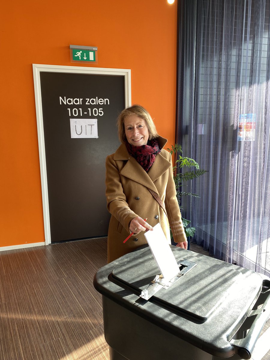 Stem in vrijheid, voor vrijheid. Gebruik uw stem. Net als ik dat vanmiddag deed.