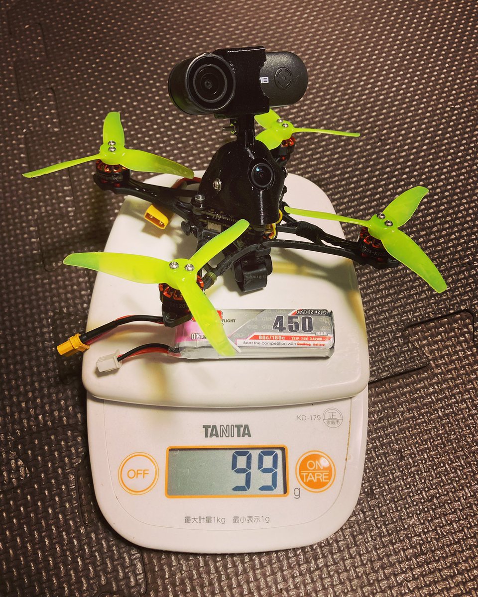 neco_kentaro's tweet image. めっちゃ優秀じゃないの。
#99g #newbeedrone #savagebee #runcamthumb #2s3inch