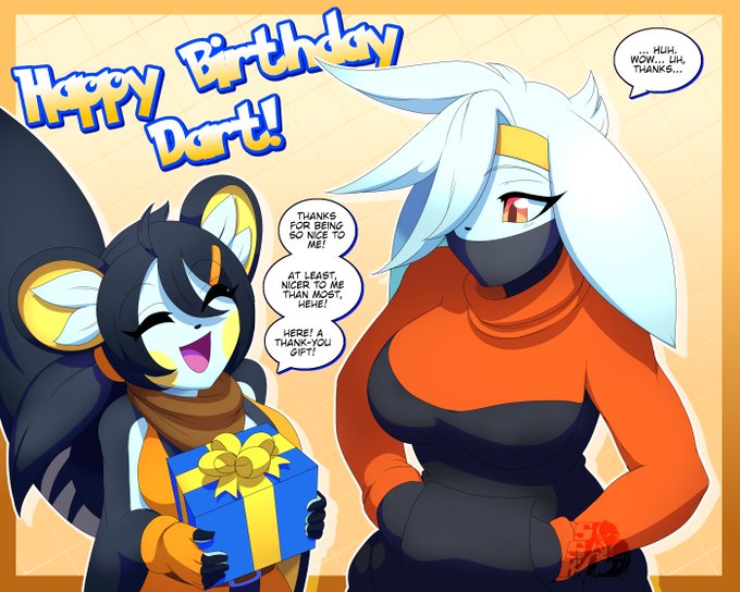 Quick gift for the rad dude @Dewwydartz ! Have a fantastic birfmas man! 