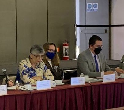 RocioGonzalezH8's tweet photo. Autoridades, representantes de la #SocCivil, #Academia y #OrganismosInternacionales reunidos hoy en @SEGOB_mx para conocer los informes reportados desde 2018 para el seguimiento del #PactoMundialMigración. #CCPM https://t.co/1cWnKqI9sZ