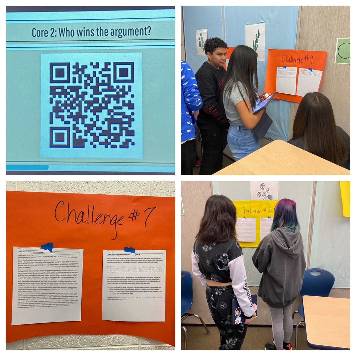 Who wins the argument? 8th grade persuasive essays going head to head in a battle to make the most convincing argument possible. Way to go <a href="/MelanieScovill/">Melanie Scovill</a> ….these students are ready to take sssay writing by #StVrainStorm ✍️