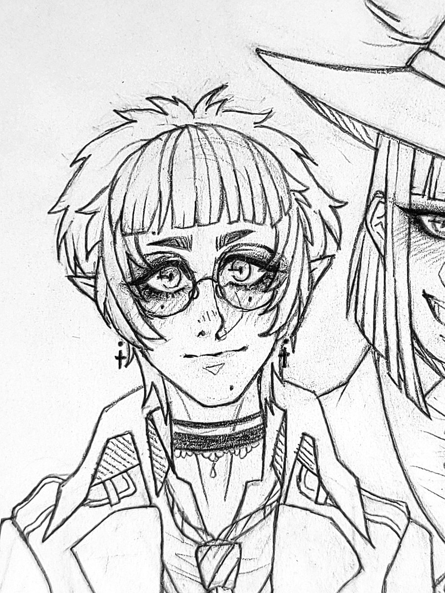 ClearrKuria's tweet photo. Finally getting to post this art of myself (TWST-sona) and Rook 😳
Rook my beloved..... ,💜
#twistedwonderland #twst #RookHunt https://t.co/BhKRGp8ERB