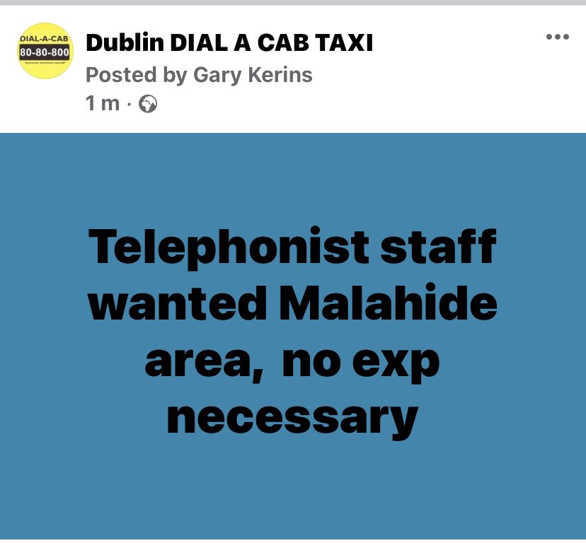DUBLIN DIAL A CAB tweet media