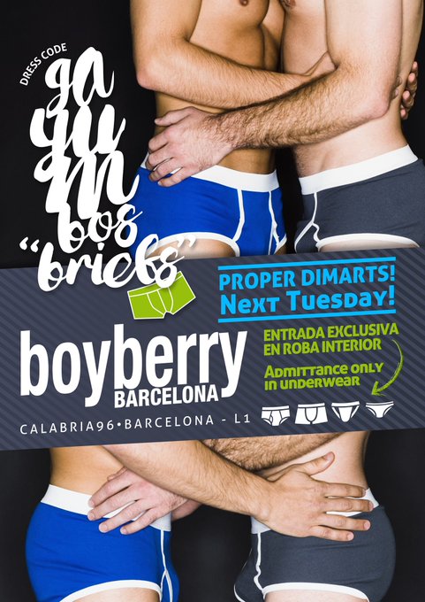 Ma?ana la liamos bien en boyberry!
Y tu? No te quedes fuera! ?

#gaybcn #gaybarcelona #boyberry #gayhot