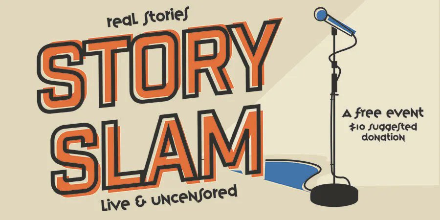 The theme for our next Story Slam on March 25 at 7pm is “Winging It.” Don’t miss this FREE storytelling event, live and uncensored! Save the date: buff.ly/3tb59u8