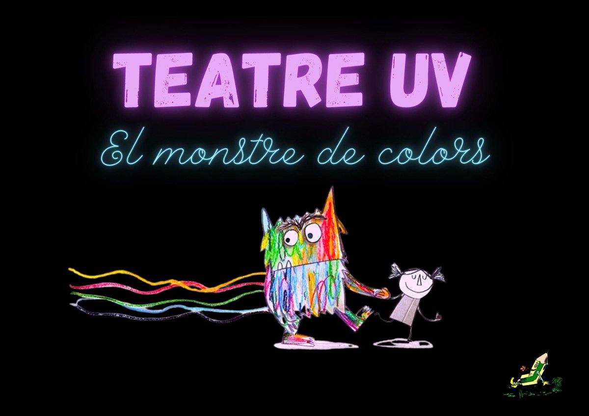 EscolaFlix's tweet photo. Avui tocava teatre UV amb l’obra Monstre de colors a càrrec de les companyes @Pinyeres i #SandraP
Sou genials! Quina xulada d’obra us ha quedat! #teatre #uv #snoezelen https://t.co/jPmmMcrlzK