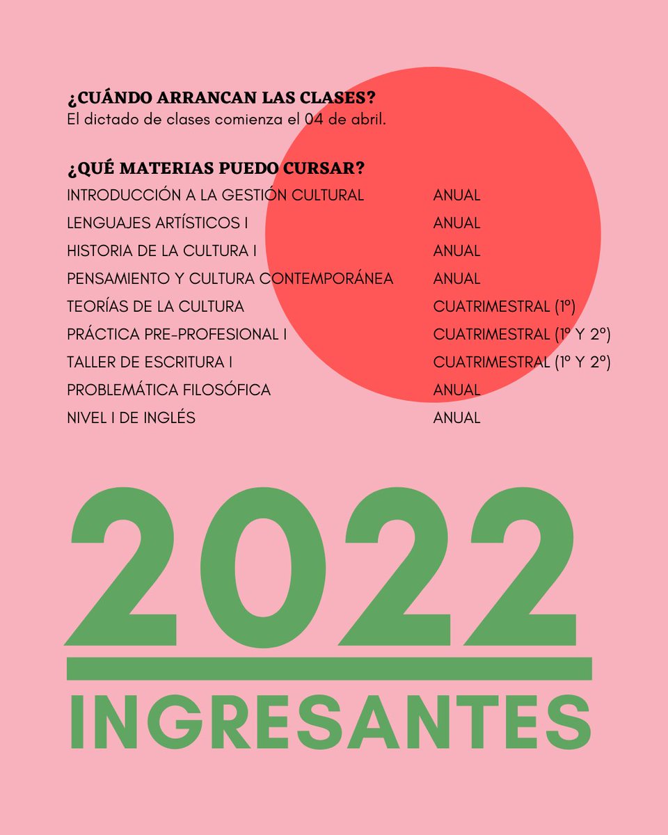 gestioncult_hya's tweet photo. ⚡ Te compartimos toda la info que necesitás para iniciar la carrera

👩‍🏫 La modalidad será presencial y estará organizada en dos turnos: mañana y tarde. 
Encontrá los horarios de cursado en la web de @hya_unr  𝘌𝘴𝘵𝘶𝘥𝘪𝘢𝘯𝘵𝘦𝘴 > 𝘏𝘰𝘳𝘢𝘳𝘪𝘰𝘴 𝘥𝘦 𝘊𝘶𝘳𝘴𝘢𝘥𝘰 https://t.co/Hl6kDc5Eq1