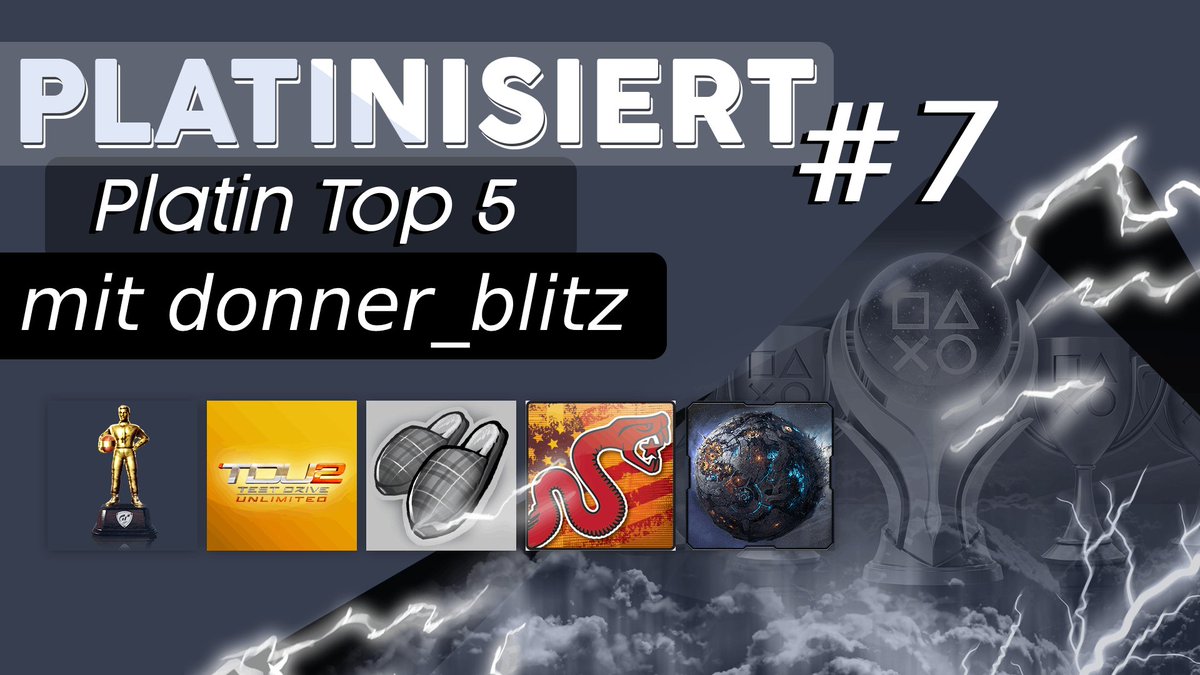 Wie versprochen✌️ Neue Folge mit den nächsten Top5 Platins! Diesmal exklusiv PS3 Games aus dem Rennspiel- und Shooter-Genre. Viel Spaß 🏆

#trophyhunter #PlayStationTrophy
#TwitchDE #twitchstreamer #playstation #YouTuber #kilosquad