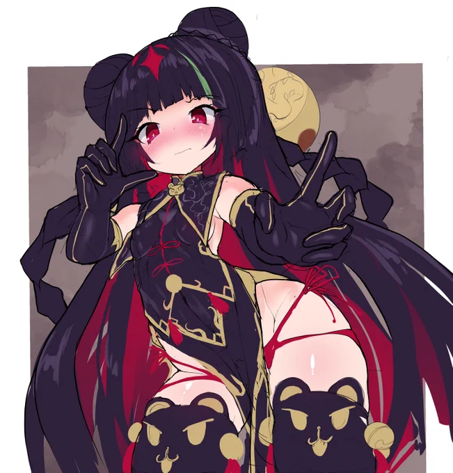 悪いおじさん達を素手で相手してるときの小欄ちゃん。 