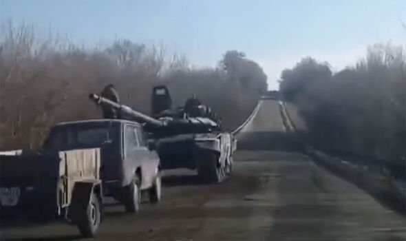 Aftermath of 40 Mile Convoy/16It means that rather than do full resupply from Russia, Putin will only send ammunition, and some fuel, and expects his Russian army to steal the rest of the fuel, and all of the food - & likely - that Putin knows, his tanks will not INVADE further