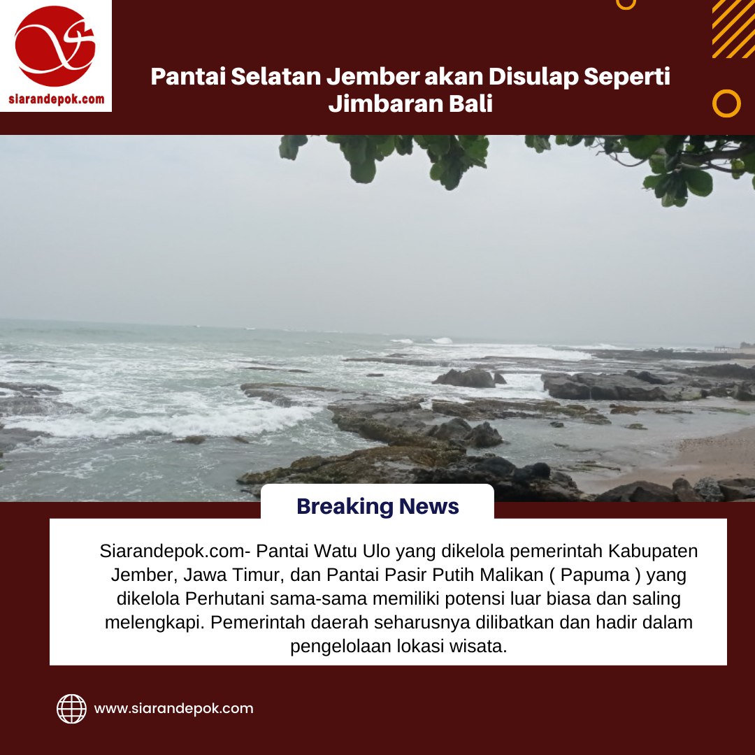 siarandepok's tweet photo. “kami akan kembangkan Jimbaran kecil menjadi kawasan pantai seperti Jimbaran di Bali. Nanti aka ada kegiatan wisata di sana. Hulir mudik kendaraan harus dibatasi. “ujar harry https://t.co/sTna0t5V8Z https://t.co/6qH3TJTeKM