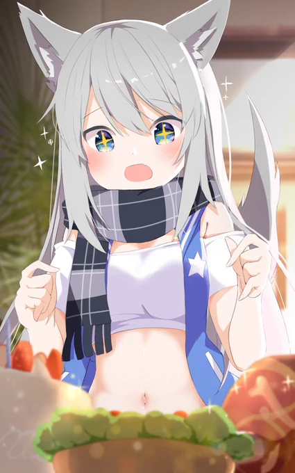 スケブ納品完了‐!ありがとうございましたー!
食事を前に大はしゃぎの女の子って事で!!

差分では主人にマテを食らって我慢の限界だ!!! 