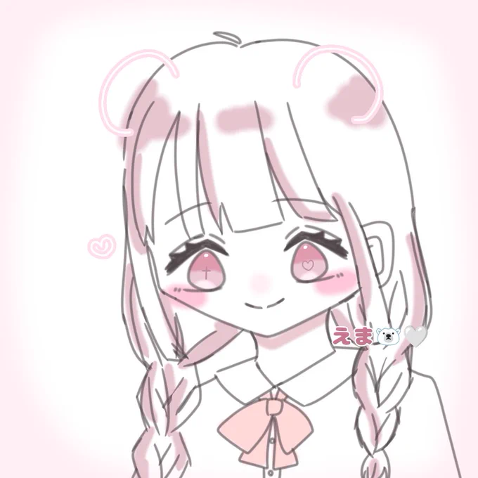 いつか本気で描きたい!!ちょいと落書き程度に描いたっ!! #えまぁ〜と 