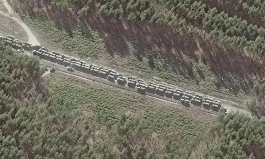 Aftermath of 40 Mile Convoy/14They have less trucks & have to run on longer routes, so the supply chain is FAR less capable of supplying the 7 Divisions in Northern Ukraine, than planned. Meanwhile Ukraine sees the activity on satellite images, and can ambush these NEW convoys