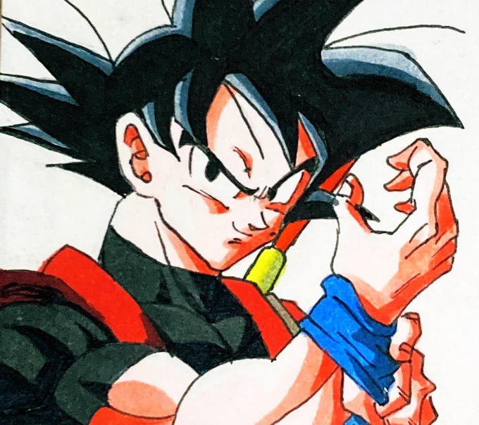 結構前に描いた通常ゼノです😊
 #ドラゴンボール
 #模写 