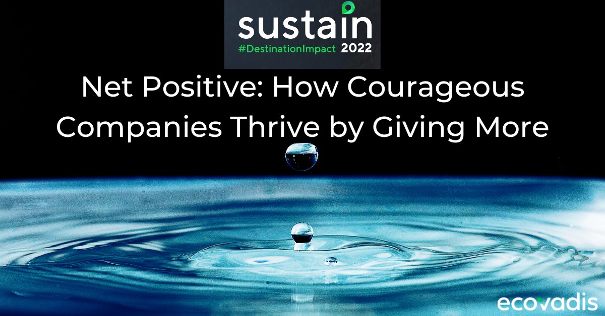 ecovadis's tweet image. Former @Unilever CEO &amp;amp; Author, Net Positive @PaulPolman addresses Sustain'22 - the biggest sustainable Value Chain event ever - bringing insights and Inspiration for the Net Positive strategy and movement - don't miss it! ecovad.is/3Jgbbz1 #Sustain2022 #DestinationImpact