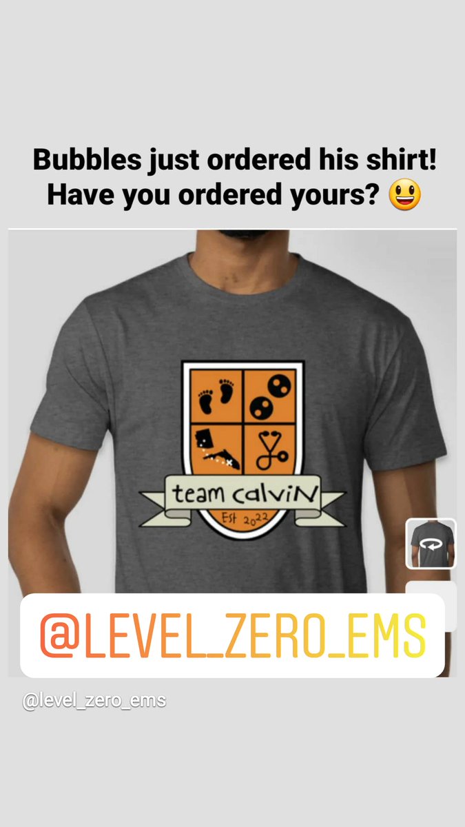 brick_ems's tweet photo. If you haven't yet, there's still time to grab a shirt and show your support! Thanks @MeatBolus !! We're here for you!
#teamcalvin #levelzero #meatbolus #emslife #emsfamily https://t.co/PY3sD9umWr
