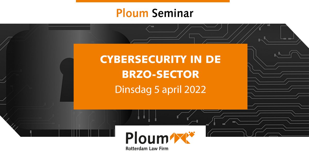 Op 5 april organiseert Ploum samen met Tesorion en FERM Rotterdam een seminar waarin #cybersecurity in de #Brzo-sector centraal staat. Welke stappen moeten er worden gezet wanneer er sprake is van een #cyberincident? Lees meer via onderstaande link.
bit.ly/3tXXHkY