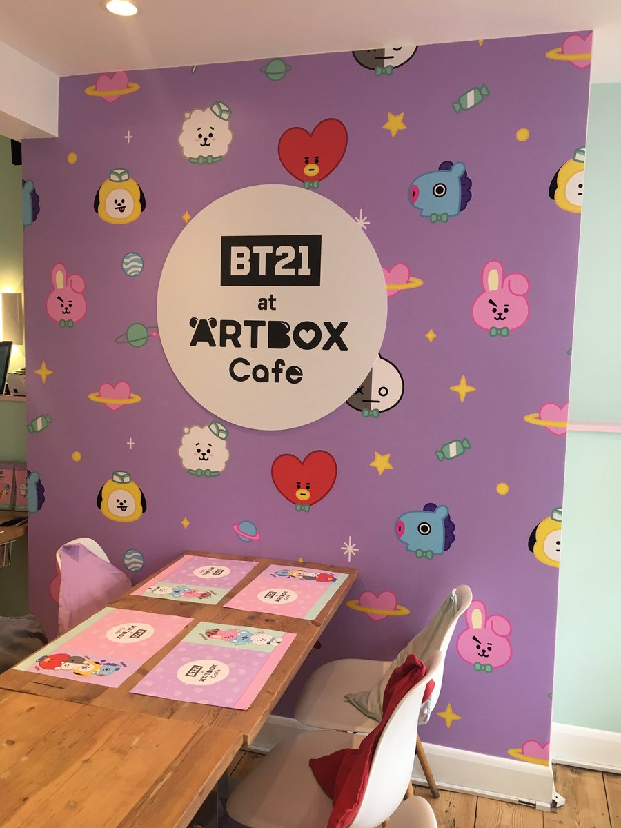 Girl8114's tweet image. I made it!!!! @BTS_twt #BTS #BTSArmy #artboxcafe #BTSJungkook #BTSV #BTSPTD_ON_STAGE_SEOUL #bt21 #cooky #tata