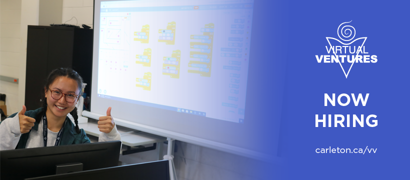 One more week to apply for our STEM Summer Camp Instructor position! We are looking for University students who are innovative, team players, and passionate about STEM.🌟 carleton.ca/vv/hiring