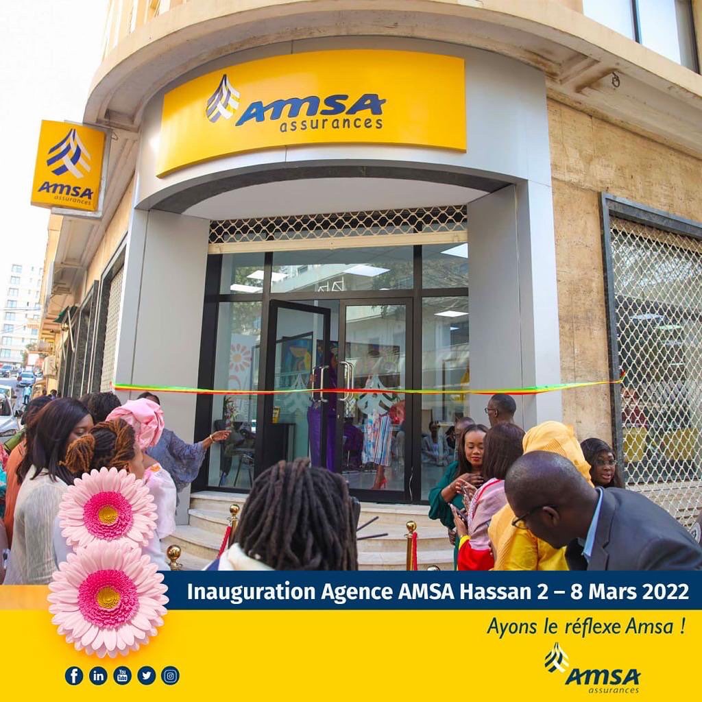 AmsaAssurances's tweet photo. Passez en revue les temps forts de l’Inauguration de l'Agence AMSA Hassan 2 – 8 Mars 2022.
Téléphone : 33 839 36 00
#Amsa #Amsaassurances #Senegal #reflexeamsa https://t.co/p4wgzzDdtP