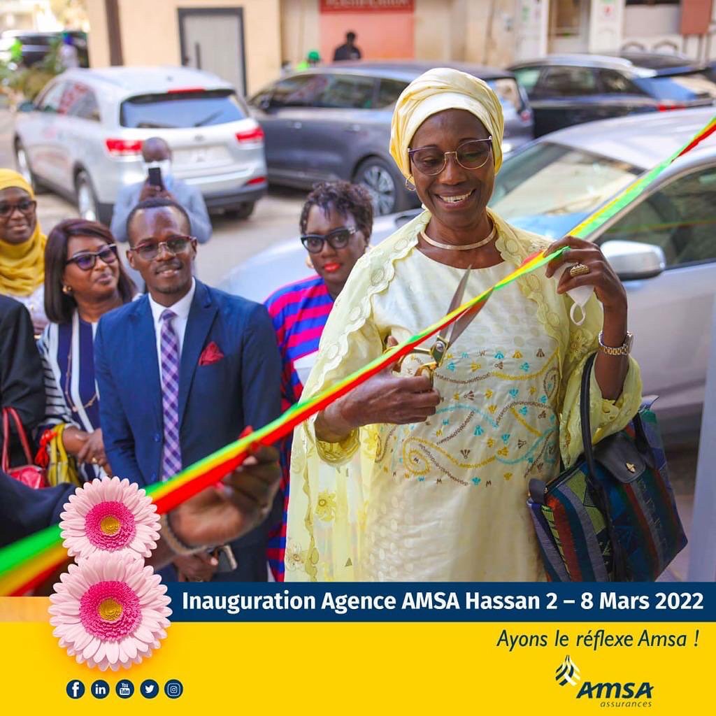 AmsaAssurances's tweet photo. Passez en revue les temps forts de l’Inauguration de l'Agence AMSA Hassan 2 – 8 Mars 2022.
Téléphone : 33 839 36 00
#Amsa #Amsaassurances #Senegal #reflexeamsa https://t.co/p4wgzzDdtP